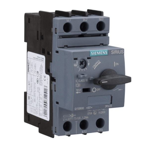 Disjuntor Motor Tripolar 7/10a 100KA S00 Sirius 3RV
