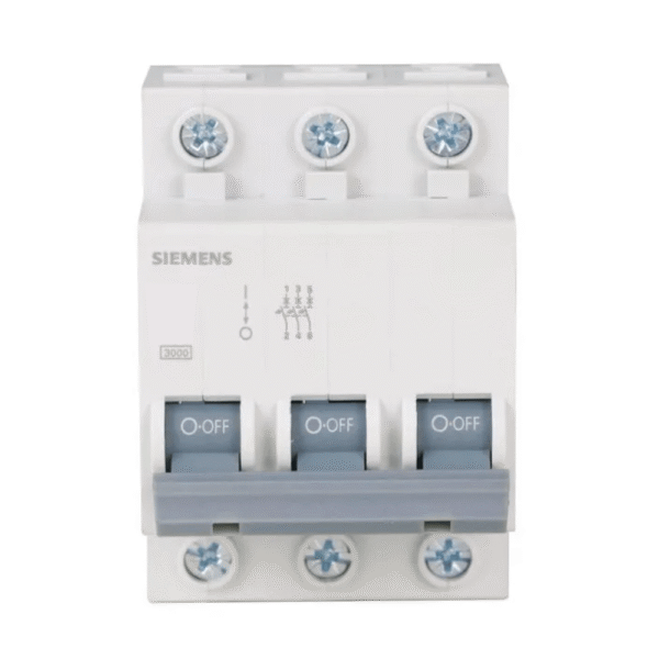Disjuntor Mini Tripolar 63A 220/380V Curva C 3Ka